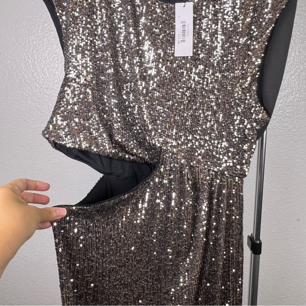 The Drop Women's Padma Cut-Out Sequin Midi Dress - Picture 7 of 15